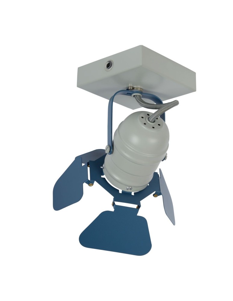 Reflektory sufitowe - Lucide PICTO Reflektor Sufitowy Niebieski 1xGU10 Styl Nowoczesny 17997/01/35 - produkt kolory-swiatla.pl 7