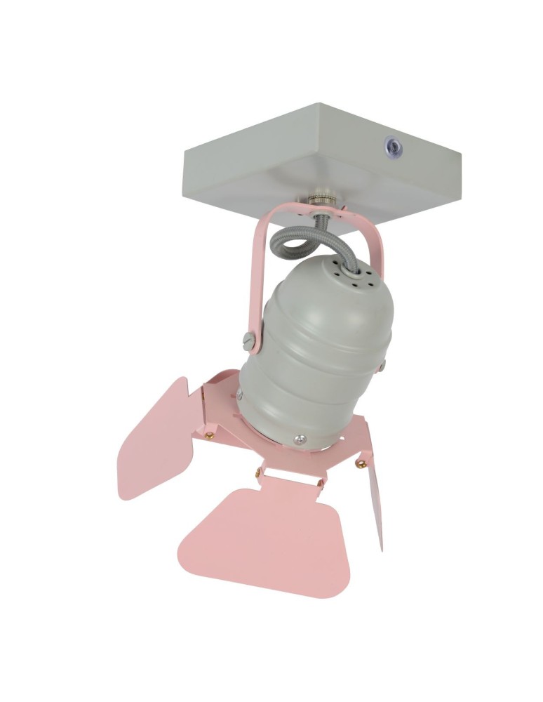 Reflektory sufitowe - Lucide PICTO Reflektor Sufitowy Różowy 1xGU10 Styl Nowoczesny 17997/01/66 - produkt kolory-swiatla.pl 6