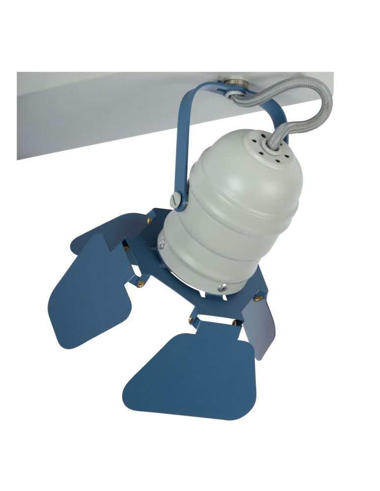 Spotlight ceiling lamps - Lucide PICTO Ceiling Spotlight Blue 2xGU10 Modern Style 17997/02/35 - product kolory-swiatla.pl 6