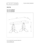Spotlight ceiling lamps - Lucide PICTO Ceiling Spotlight Blue 2xGU10 Modern Style 17997/02/35 - product 8