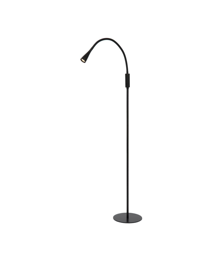 Adjustable floor lamps - Lucide ZOZY Reading Floor Black 1xLED Modern Style 18756/03/30 - product kolory-swiatla.pl 4