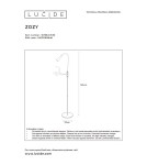Adjustable floor lamps - Lucide ZOZY Reading Floor Black 1xLED Modern Style 18756/03/30 - product 6