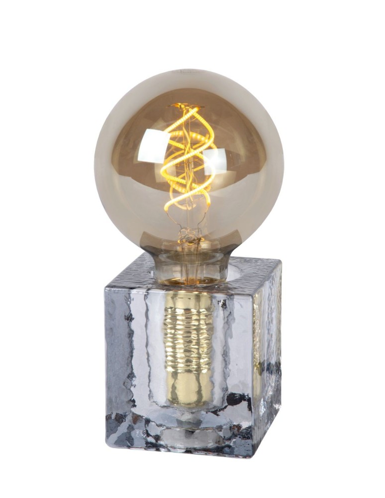 Lampy stołowe nowoczesne - Lucide GELKA Stołowa Dymiony Szary 1xE27 Styl Nowoczesny 20517/01/65 - produkt kolory-swiatla.pl 1