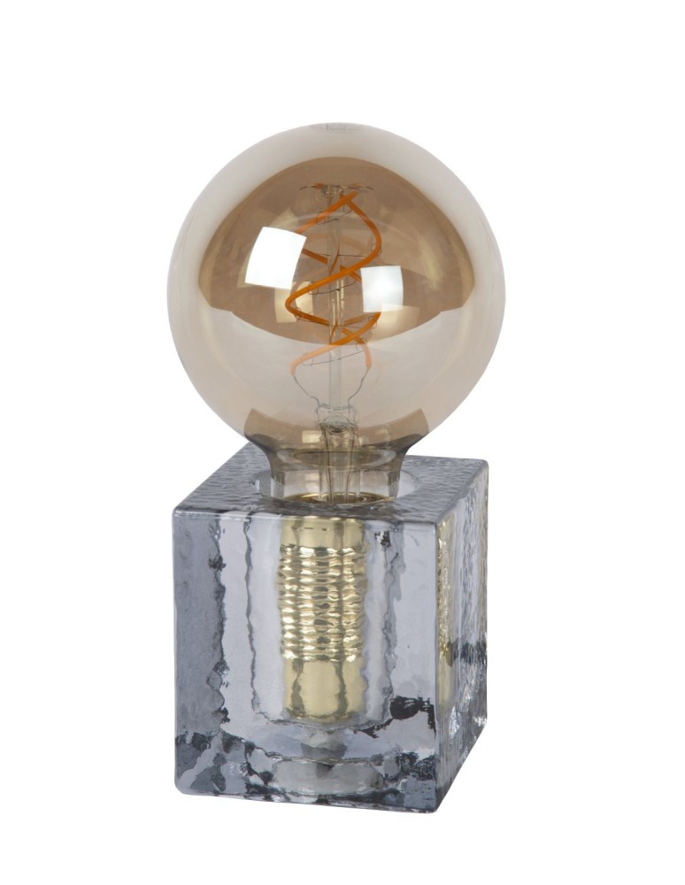 Lampy stołowe nowoczesne - Lucide GELKA Stołowa Dymiony Szary 1xE27 Styl Nowoczesny 20517/01/65 - produkt kolory-swiatla.pl 2