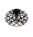Lampy sufitowe - Lucide WOLFRAM Sufitowa Natynkowa Czarny 1xE27 Styl Nowoczesny 21117/30/30 - produkt 2