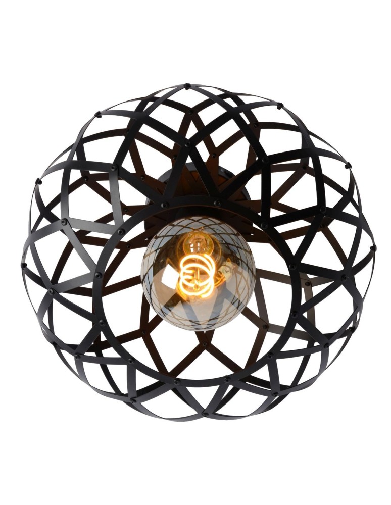 Lucide WOLFRAM Sufitowa Natynkowa Czarny 1xE27 Styl Nowoczesny 21117/30/30