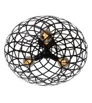 Lampy sufitowe - Lucide WOLFRAM Sufitowa Natynkowa Czarny 3xE27 Styl Nowoczesny 21117/65/30 - produkt 3