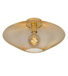 Ceiling lamps - Lucide MESH Surface Mounted Ceiling Gold Matte/Brass 1xE27 Modern Style 21123/45/02 - product 1