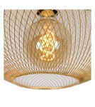 Ceiling lamps - Lucide MESH Surface Mounted Ceiling Gold Matte/Brass 1xE27 Modern Style 21123/45/02 - product 5