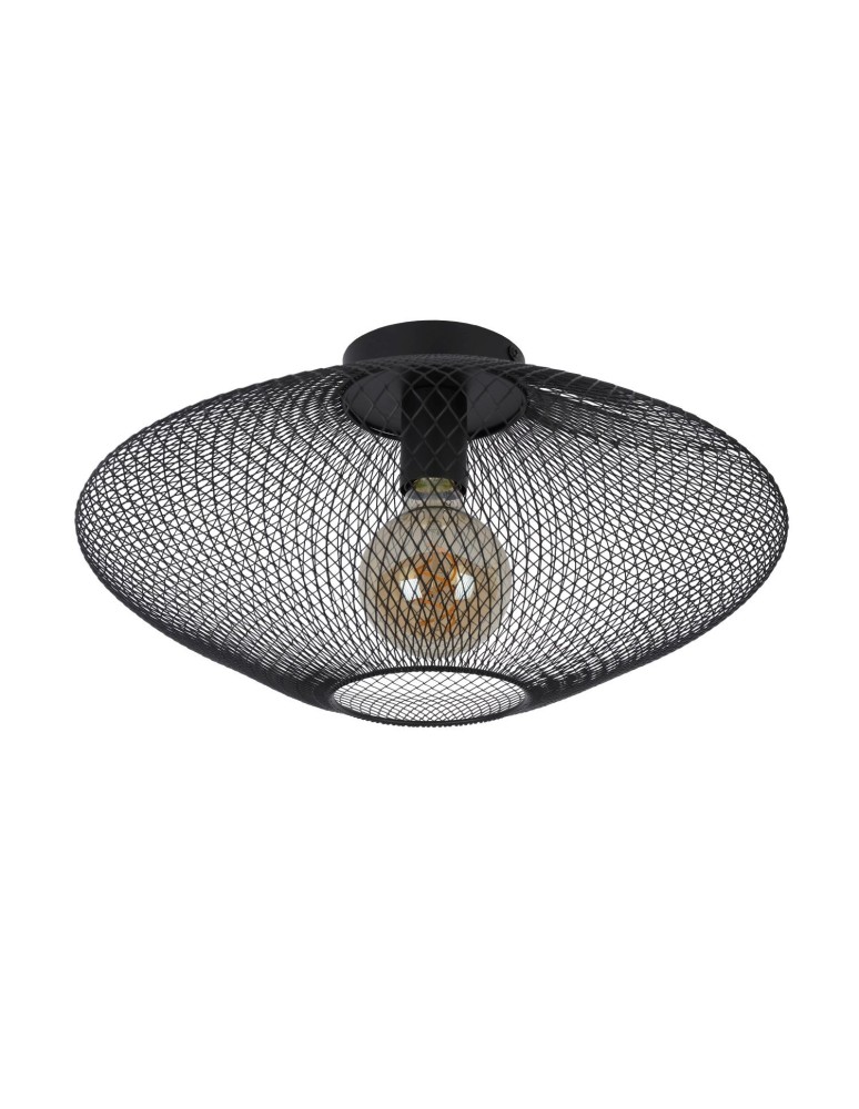 Ceiling lamps - Lucide MESH Surface Mounted Ceiling Black 1xE27 Modern Style 21123/45/30 - product kolory-swiatla.pl 2