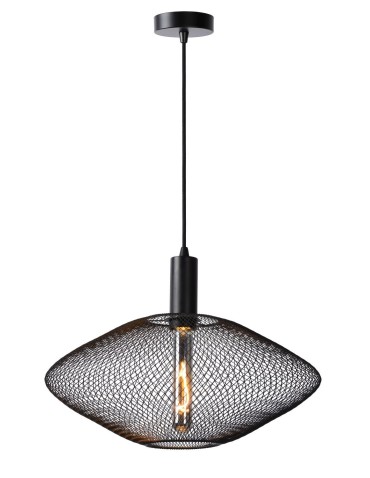 Lucide MESH Pendant Black 1xE27 Modern Style 21423/45/30