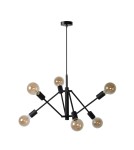 Lampy wiszące - Lucide LESTER Wisząca Czarny 6xE27 Styl Nowoczesny 21424/06/30 - produkt 2
