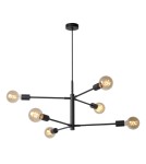 Lampy wiszące - Lucide LESTER Wisząca Czarny 6xE27 Styl Nowoczesny 21424/06/30 - produkt 8
