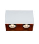 Oprawy sufitowe na wymienne źródło światła - Lucide BIDO Reflektor Sufitowy Biały 2xGU10 Styl Nowoczesny 22966/02/31 - produkt 1