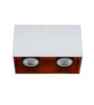 Oprawy sufitowe na wymienne źródło światła - Lucide BIDO Reflektor Sufitowy Biały 2xGU10 Styl Nowoczesny 22966/02/31 - produkt 2