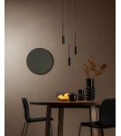 Lampy wiszące LED - Lucide TUBULE Wisząca Czarny 3xLED Styl Nowoczesny 24401/21/30 - produkt 3