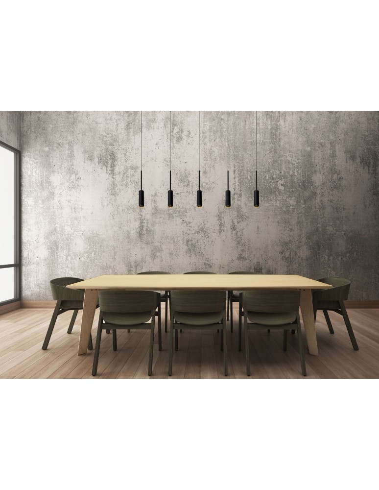 Lucide TUBULE Wisząca Czarny 5xLED Styl Nowoczesny 24401/35/30