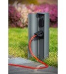 Standing garden lamps - Lucide POWERPOINT Garden Pole with Power Supply Anthracite 0x Modern Style IP44 27849/12/29 - product 4