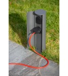 Standing garden lamps - Lucide POWERPOINT Garden Pole with Power Supply Anthracite 0x Modern Style IP44 27849/12/29 - product 5
