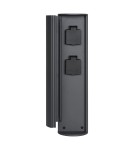 Standing garden lamps - Lucide POWERPOINT Garden Pole with Power Supply Anthracite 0x Modern Style IP44 27849/12/29 - product 8