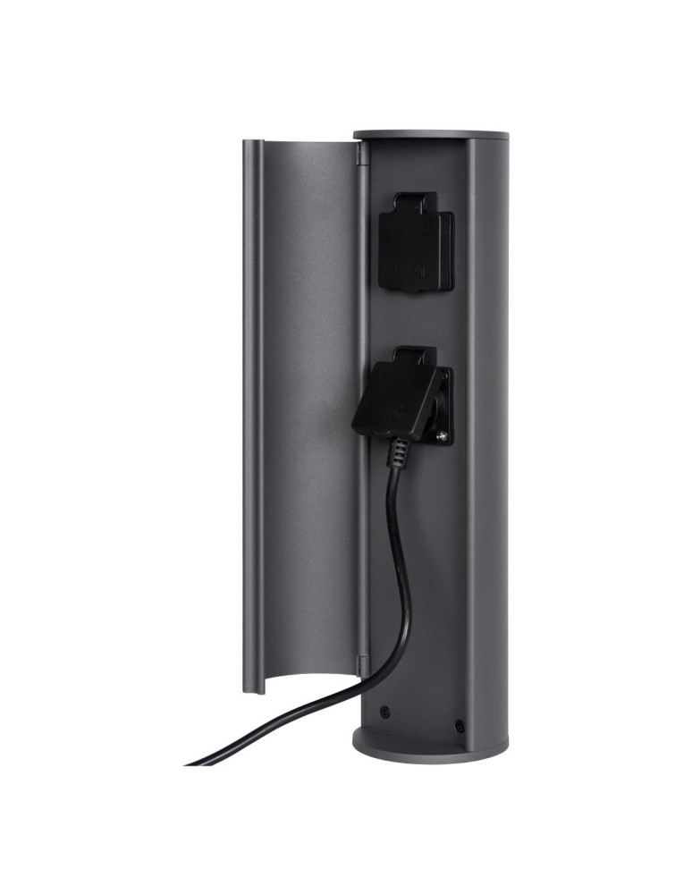 Standing garden lamps - Lucide POWERPOINT Garden Pole with Power Supply Anthracite 0x Modern Style IP44 27849/12/29 - product kolory-swiatla.pl 10
