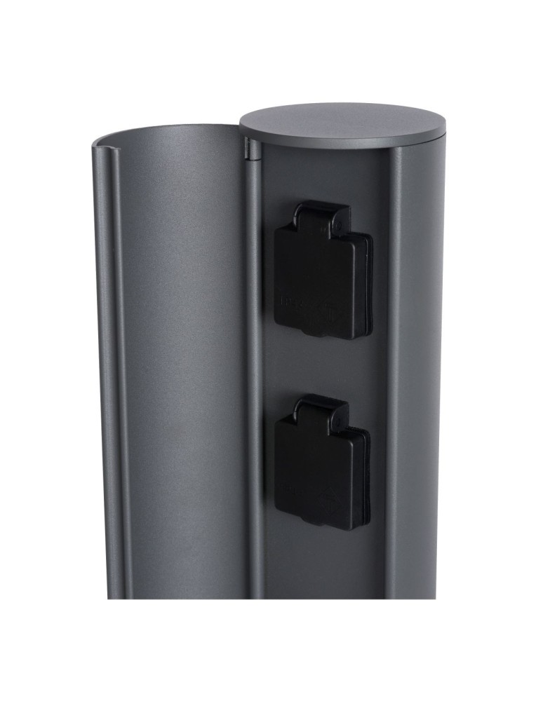 Standing garden lamps - Lucide POWERPOINT Garden Pole with Power Supply Anthracite 0x Modern Style IP44 27849/12/29 - product kolory-swiatla.pl 11