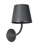 Kinkiety zewnętrzne - Lucide JUSTIN Ścienna Czarny 1xLED Styl Nowoczesny IP65 27888/07/30 - produkt 2