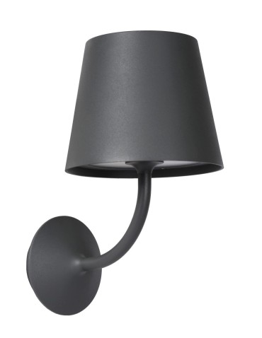 Lucide JUSTIN Ścienna Czarny 1xLED Styl Nowoczesny IP65 27888/07/30 - produkt 2