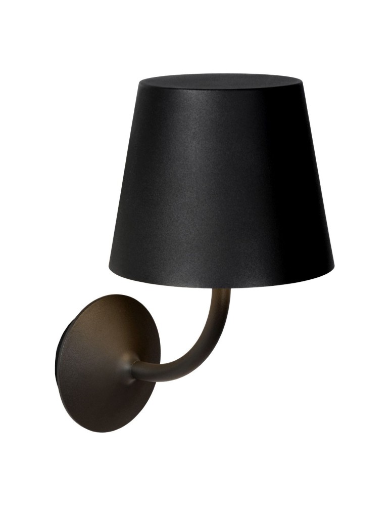 Kinkiety zewnętrzne - Lucide JUSTIN Ścienna Czarny 1xLED Styl Nowoczesny IP65 27888/07/30 - produkt kolory-swiatla.pl 4