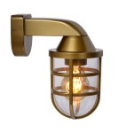 Outdoor wall lamps - Lucide LEWIS Wall Mounted Gold Matte/Brass 1xE27 Modern Style IP44 29899/01/02 - product 3