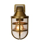 Outdoor wall lamps - Lucide LEWIS Wall Mounted Gold Matte/Brass 1xE27 Modern Style IP44 29899/01/02 - product 4