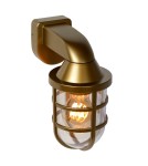Outdoor wall lamps - Lucide LEWIS Wall Mounted Gold Matte/Brass 1xE27 Modern Style IP44 29899/01/02 - product 5