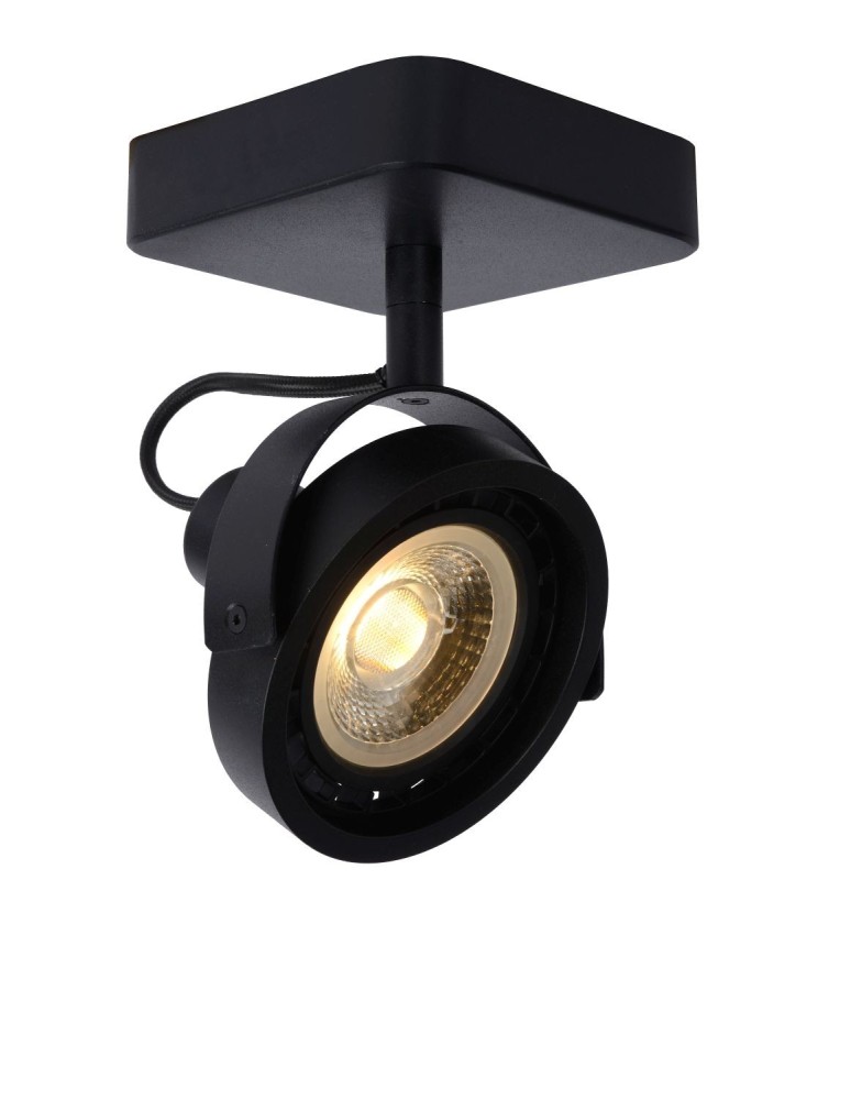 Reflektory sufitowe - Lucide TALA LED Reflektor Sufitowy Czarny 1xGU10 Styl Nowoczesny 31931/12/30 - produkt kolory-swiatla.pl 1