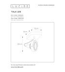 Reflektory sufitowe - Lucide TALA LED Reflektor Sufitowy Czarny 1xGU10 Styl Nowoczesny 31931/12/30 - produkt 6