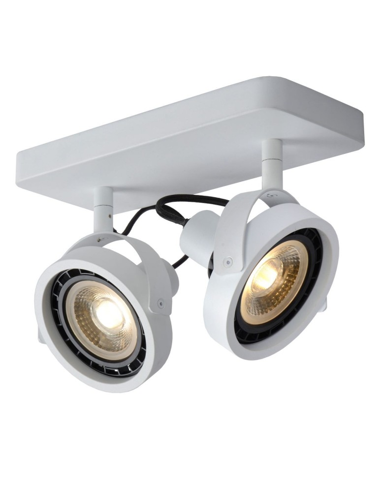 Lampy sufitowe reflektory - Lucide TALA LED Reflektor Sufitowy Biały 2xGU10 Styl Nowoczesny 31931/24/31 - produkt kolory-swiatla.pl 6
