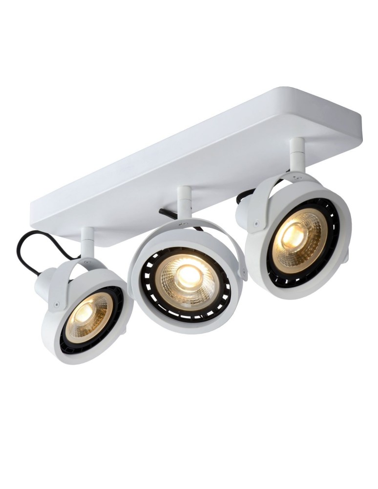 Lampy sufitowe reflektory - Lucide TALA LED Reflektor Sufitowy Biały 3xGU10 Styl Nowoczesny 31931/36/31 - produkt kolory-swiatla.pl 6