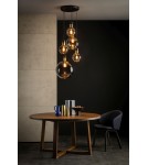 Pendant lamps - Lucide JULIUS Pendant Smoky Grey 5xE27 Antique Style 34438/05/65 - product 2
