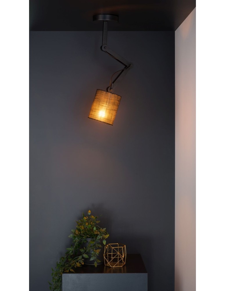 Pendant lamps - Lucide TAMPA Surface Mounted Ceiling Black 1xE27 Scandinavian Style 45192/81/30 - product kolory-swiatla.pl 3