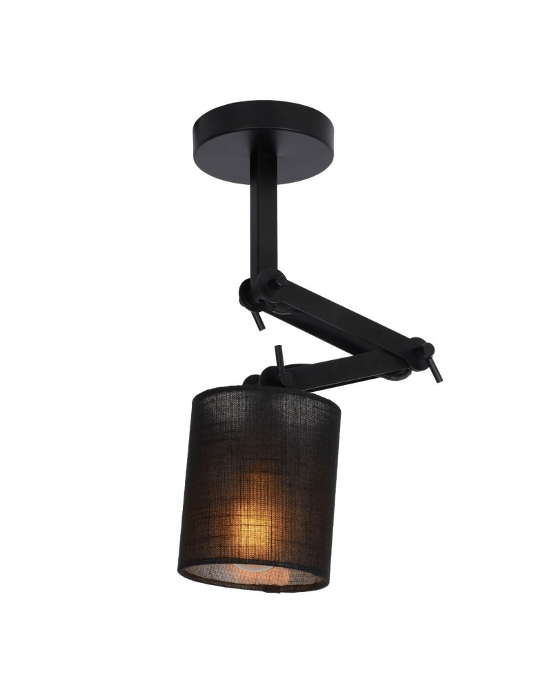 Lampy wiszące - Lucide TAMPA Sufitowa Natynkowa Czarny 1xE27 Styl Skandynawski 45192/81/30 - produkt kolory-swiatla.pl 6