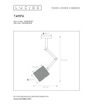 Pendant lamps - Lucide TAMPA Surface Mounted Ceiling Black 1xE27 Scandinavian Style 45192/81/30 - product 9