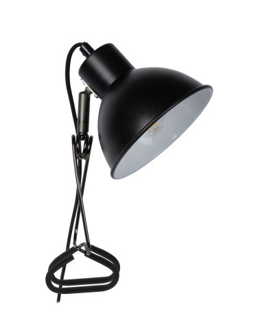 Lucide MOYS Desk with Handle Black 1xE27 Retro Style 45987/01/30 - product 2