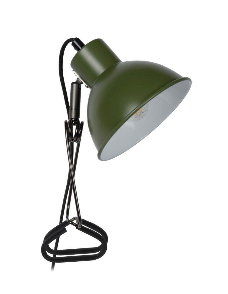 Table lamps - Lucide MOYS Desk with Handle Green 1xE27 Retro Style 45987/01/33 - product kolory-swiatla.pl 2