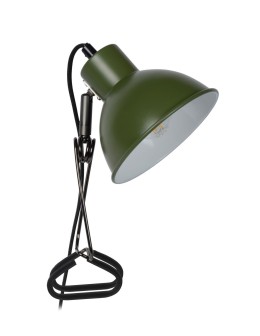 Lucide MOYS Desk with Handle Green 1xE27 Retro Style 45987/01/33 - product 2