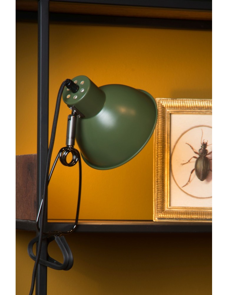 Table lamps - Lucide MOYS Desk with Handle Green 1xE27 Retro Style 45987/01/33 - product kolory-swiatla.pl 4