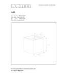Wall lamps - Lucide AXI Wall-mounted Directional White 1xLED Modern Style IP54 69200/06/31 - product 5
