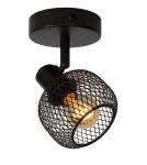 Ceiling spotlights - Lucide MAREN Wall Mounted Directional Black 1xE14 Retro Style 77978/01/30 - product 1
