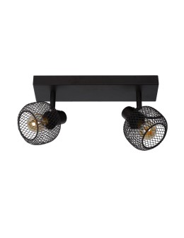 Lucide MAREN Ceiling Spotlight Black 2xE14 Retro Style 77978/02/30 - product 2
