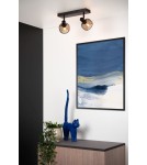 Spotlight ceiling lamps - Lucide MAREN Ceiling Spotlight Black 2xE14 Retro Style 77978/02/30 - product 3