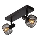 Spotlight ceiling lamps - Lucide MAREN Ceiling Spotlight Black 2xE14 Retro Style 77978/02/30 - product 6
