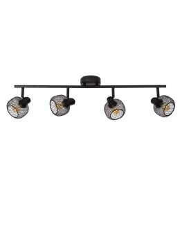 Lucide MAREN Ceiling Spotlight Black 4xE14 Retro Style 77978/04/30 - product 2